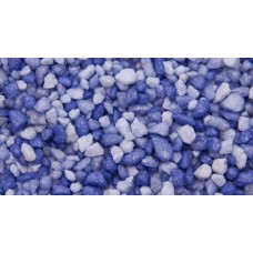 Tri Coloured Gravel Azzurro Blue Mix 3 to 6mm Grains 4 kg Bag
