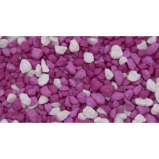 Tri Coloured Gravel Viola Mix 3 to 6mm Grains 10 kg Bag