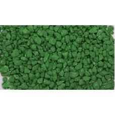 Green Coloured Gravel 3 to 8mm Grains 4kg Bag