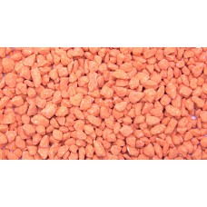 Orange Coloured Gravel 3 to 8mm Grains 4kg Bag
