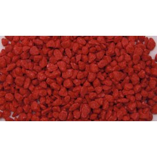 Red Coloured Gravel 3 to 8mm Grains 4kg Bag