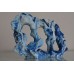 Detailed Blue & White Canyon Coloured Rock Ornament 25 x 6 x 20 cms