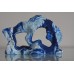 Detailed Blue & White Canyon Coloured Rock Ornament 22 x 5 x 14 cms