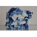 Detailed Blue & White Canyon Coloured Rock Ornament 26 x 6 x 20 cms