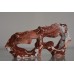Detailed Red & White Canyon Coloured Rock Ornament 25 x 5 x 12 cms