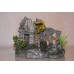 Aquarium Detailed Old Preah Khan Angkor Ruin & Plants 15 x 12 x14 cms