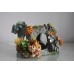 Aquarium Detailed Cube Coral Habitat Garden & Plants 15 x 14 x 11 cms 