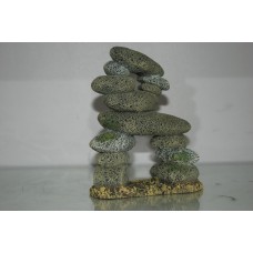 Rock Pebble Twin Cluster Ornament Tall 16 x 7 x 20 cms