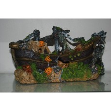 Stunning Detailed Large Old Galleon Wreck 34 x 13 x 20 cms