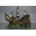 Stunning Detailed Medium Old Galleon With Sails 27 x 12 x 23 cms 
