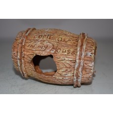 Detailed Old Wooden Barrel 8 x 7 x 11 cms