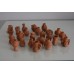 Aquarium Terracotta Mini Pots Approx 24 Pcs 3-4 cms in size various styles