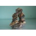 Aquarium Layered Rock Ornament With 1 Hole 11 x 12 x 4.5 cms