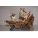 Stunning Detailed Old English Galleon & Sails Decoration 25 x 6 x 16cms