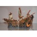 Stunning Detailed Old English Galleon & Sails Decoration 25 x 6 x 16cms