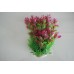 Aquarium Tropical Plastic Plant Pink & Green 16 cms High Suitable for All Aquariums