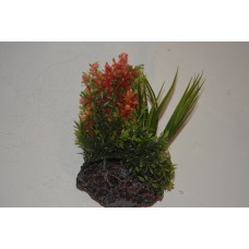 Aquarium Plant & Rock Base With Sucker For Mounting On Glass 10 x 22 cms