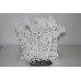 Aquarium White Coral Fern Type Plastic Plant with Weighted Base 10 x 7 x 20 cms