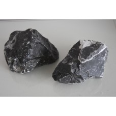 Natural Black & White Rock 2 Pieces B1A