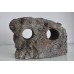 Natural Carved Lava Rock Twin hole 24 x 11 x 15 cms