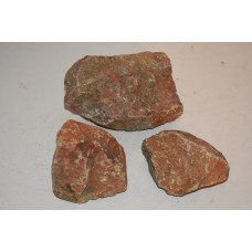 Natural Aquarium Mottled Pink Rocks 3 Pieces RS5