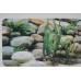 12 inches Tall x 72 Inches Long Aquarium Background Double Sided Rocky & Cobblestone Design