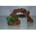 Small Detailed Light Sand Rock Arch & Plants 16 x 5.5 x 9.5 cms