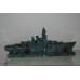 Large Stunning Sunken Battleship Two Part Ornament size 68 x14 x 26 cms