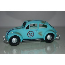 VW Beetle Small Old Rustic Style Herbie style Car Decoration 19 x 7 x 7 cms