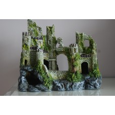 Stunning Large Old Ancient Castle Ruin 31 x 26 x 15 cms