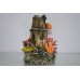 Aquarium Stunning Detailed Large Coral Basket Rocks Decoration 12 x 12 x 19 cms