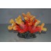 Detailed Aquarium Coral Reef Bunch Plant Decoration Yellow & Red 16 x 7 x 10 cms