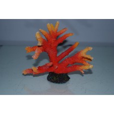 Detailed Coral Reef Decoration Orange & Red Stag Type 18 x 7 x 14 cms