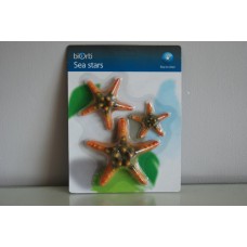 Aquarium Coloured Starfish Orb Decoration Orange 3 Pack