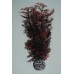 Aquarium Crimson Sea Fan Plastic Plant 30 x 15 cms