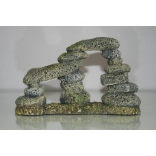 Detailed Twin Pebble Arch Rock Cluster 22 x 6 x 13 cms