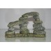 Detailed Twin Pebble Arch Rock Cluster 22 x 6 x 13 cms