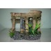 Old Roman Greek Arch Ruin with Steps & Plants 12 x 7 x 10 cms