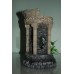 Stunning Detailed Roman Ruin Fountain Circle Decoration 15 x 13 x 21cms