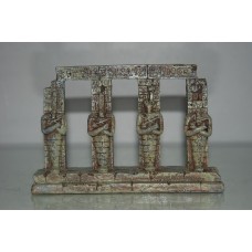 Detailed Aquarium Egyptian Pharaoh Column 17 x 4.5 x 14 cms