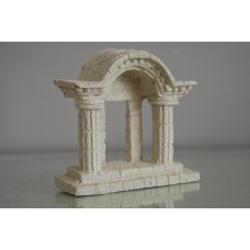 Aquarium Greek Temple Ruin Arch Porch Decoration 13 x 5 x 12 cms