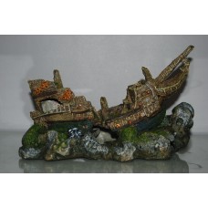 Stunning Detailed Old Galleon Ship Wreck 30 x 15 x 18 cms