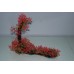 Realistic Flat Base Log Pink & Green Plastic Plant 7 x 25 x 23 cms
