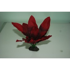 Aquarium Amazon Red Leaf Silk Plant 30 cms