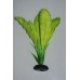 Aquarium Silk Plant Broad Leaf Plant Green 2 Shades 13 cms High